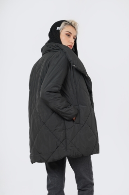 کاپشن بلند ساده زنانه