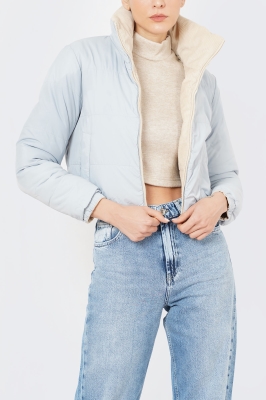 کاپشن کوتاه ساده زنانه