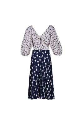 پیراهن بلند چاپی زنانه