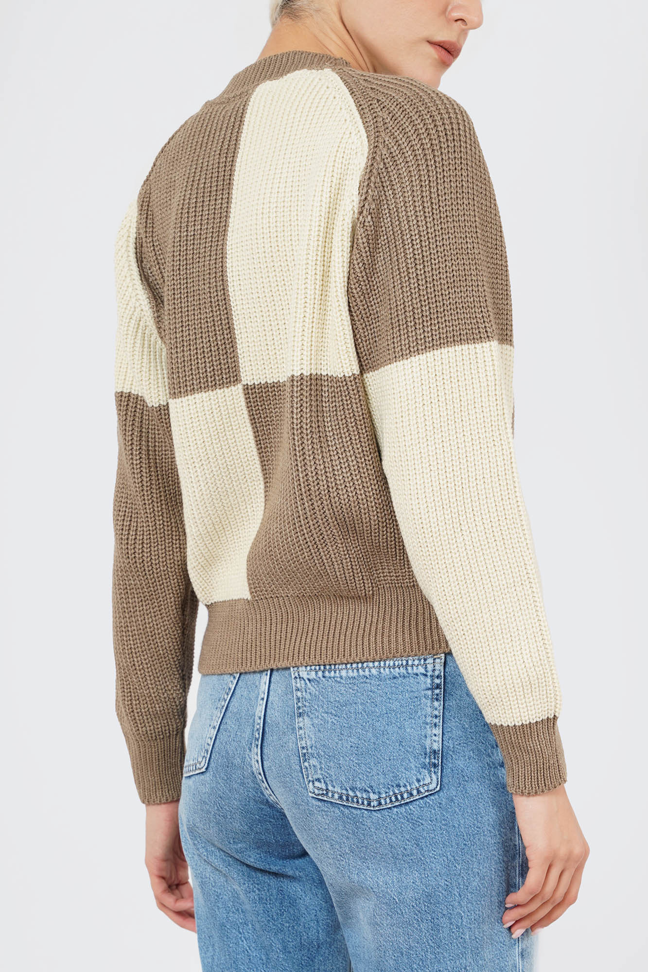 پلیور بافت میکس زنانه