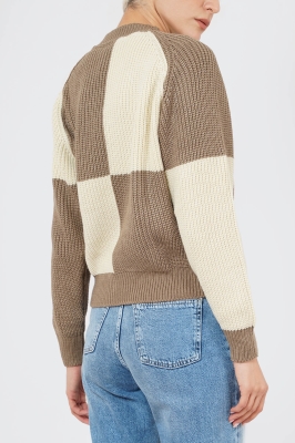 پلیور بافت میکس زنانه