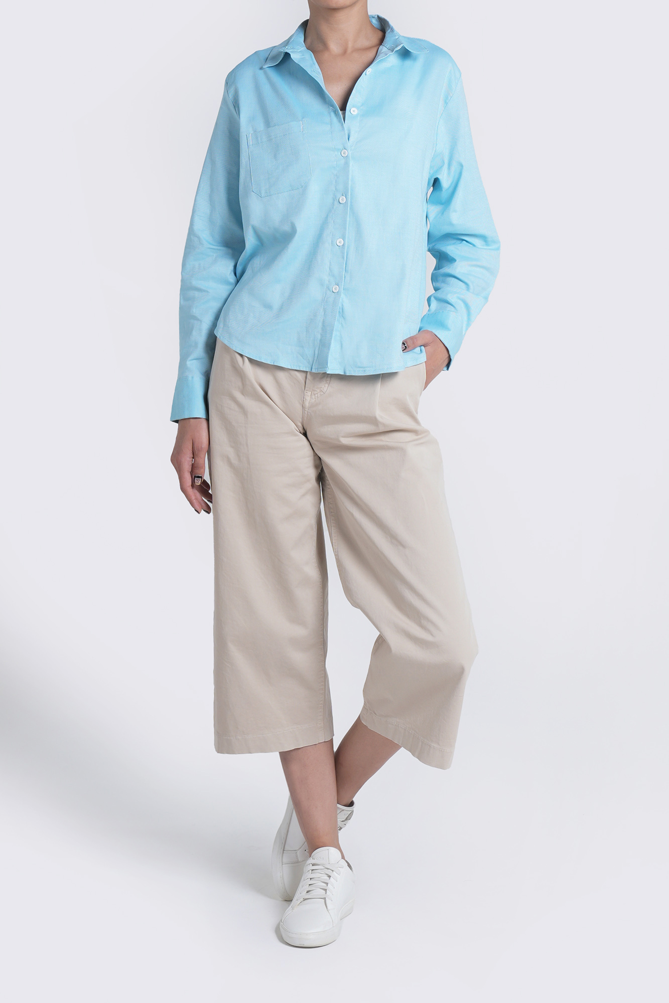 شومیز آستین بلند ساده زنانه