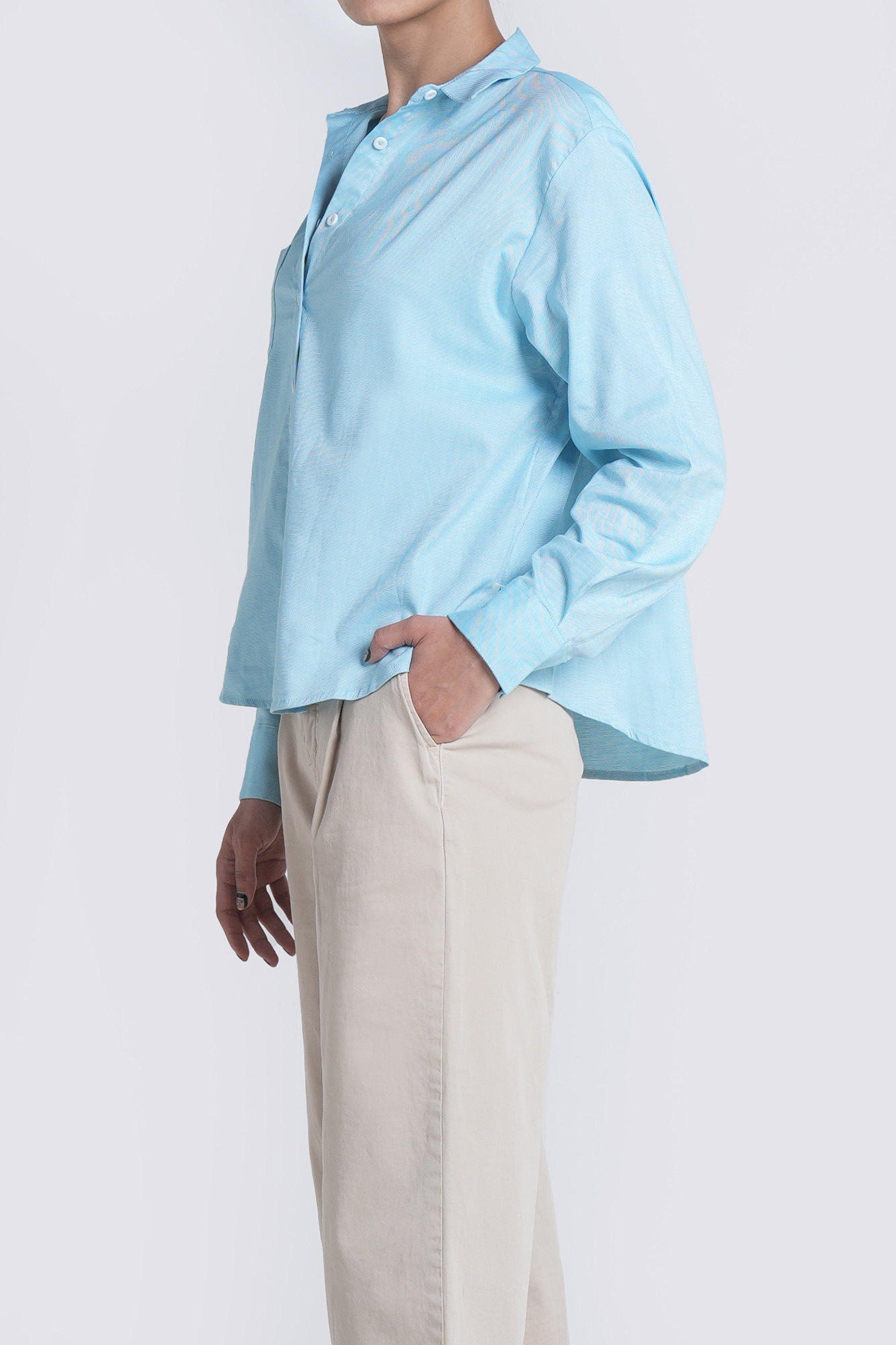 شومیز آستین بلند ساده زنانه