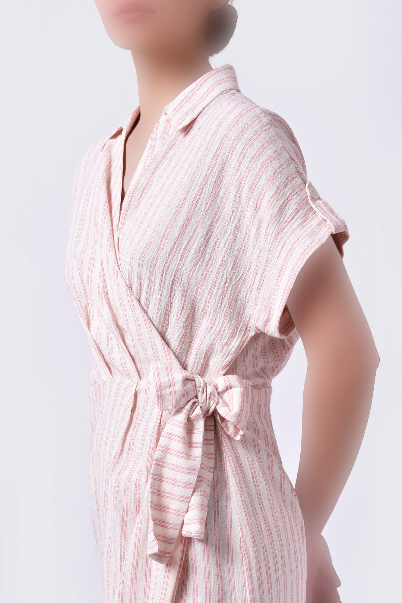 پیراهن بلند راه راه زنانه