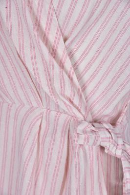 پیراهن بلند راه راه زنانه