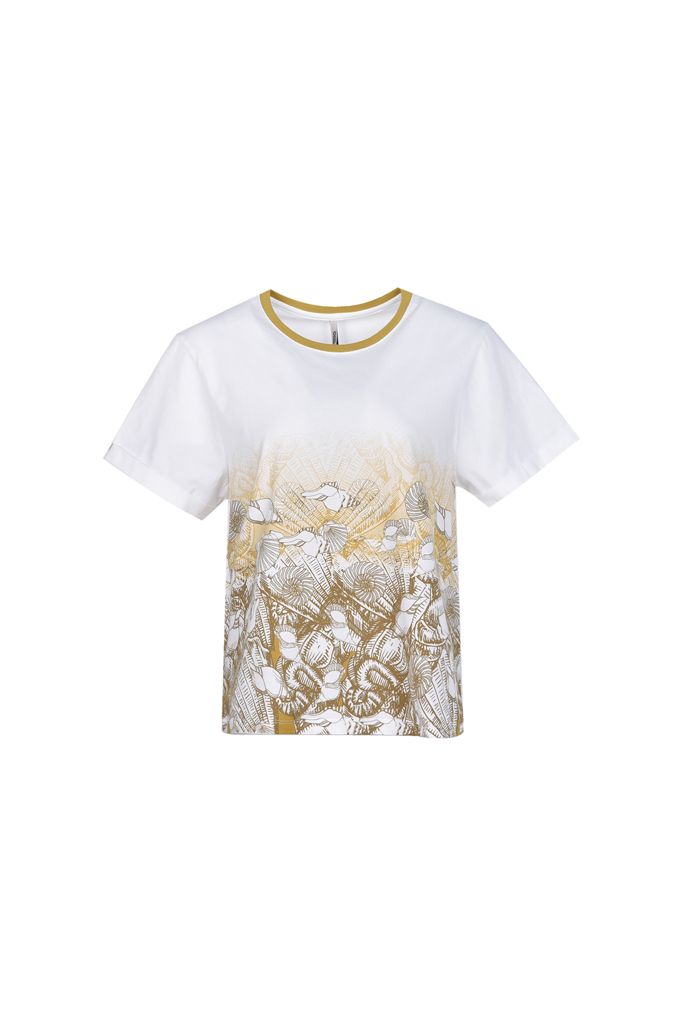 تیشرت آستین کوتاه چاپی زنانه