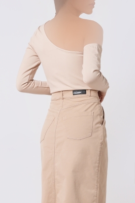 تیشرت آستین بلند ساده زنانه