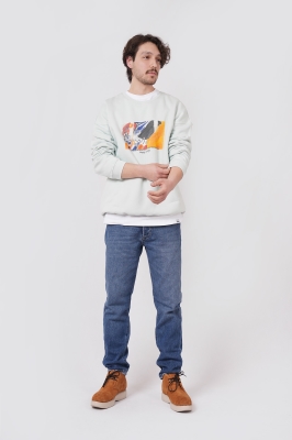 سوئیشرت آستین بلند چاپی