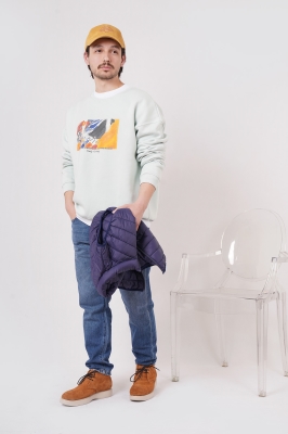 سوئیشرت آستین بلند چاپی