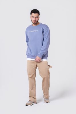 تیشرت آستین بلند چاپی مردانه