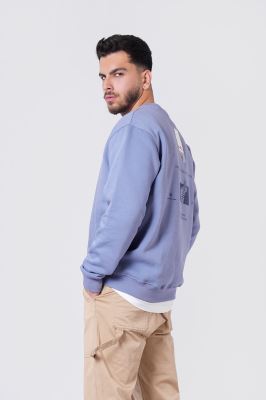 تیشرت آستین بلند چاپی مردانه