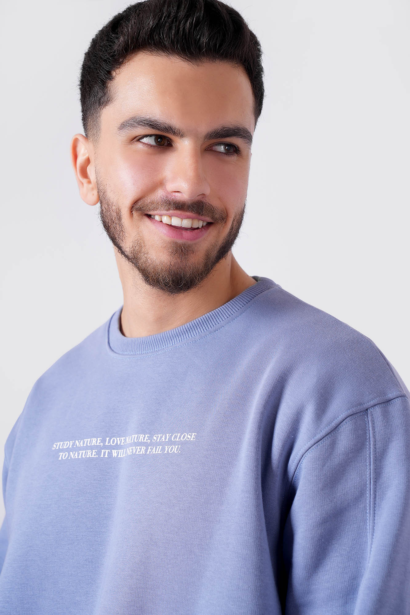 تیشرت آستین بلند چاپی مردانه