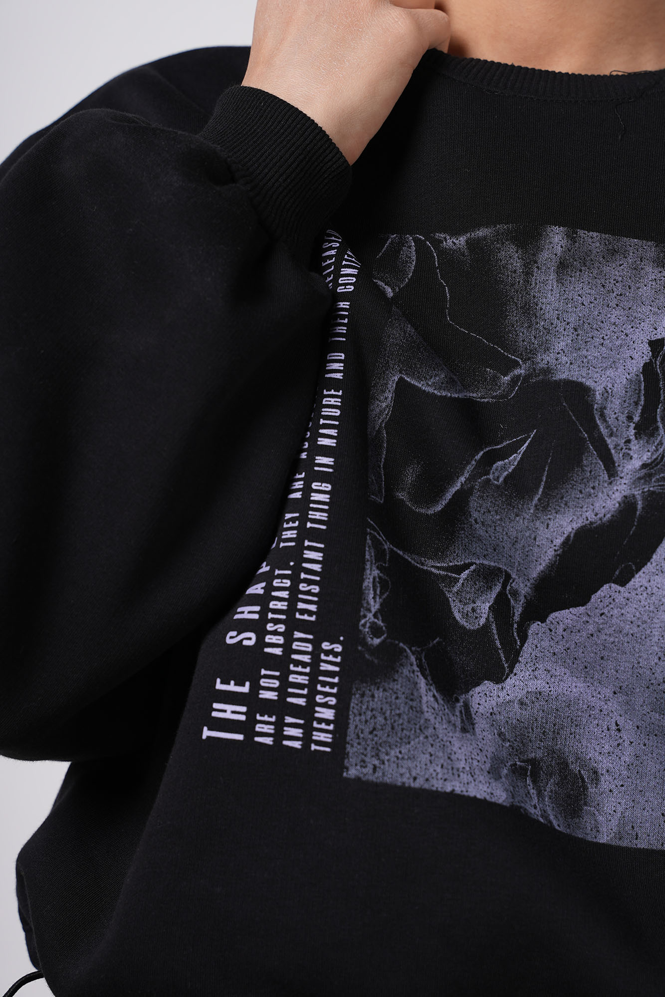 تیشرت آستین بلند چاپی زنانه