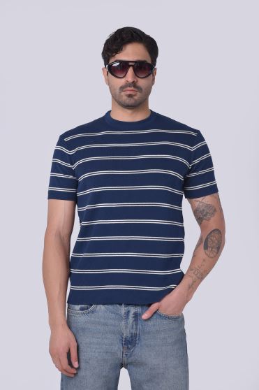 تیشرت آستین کوتاه بافت تیشرت آستین کوتاه بافت