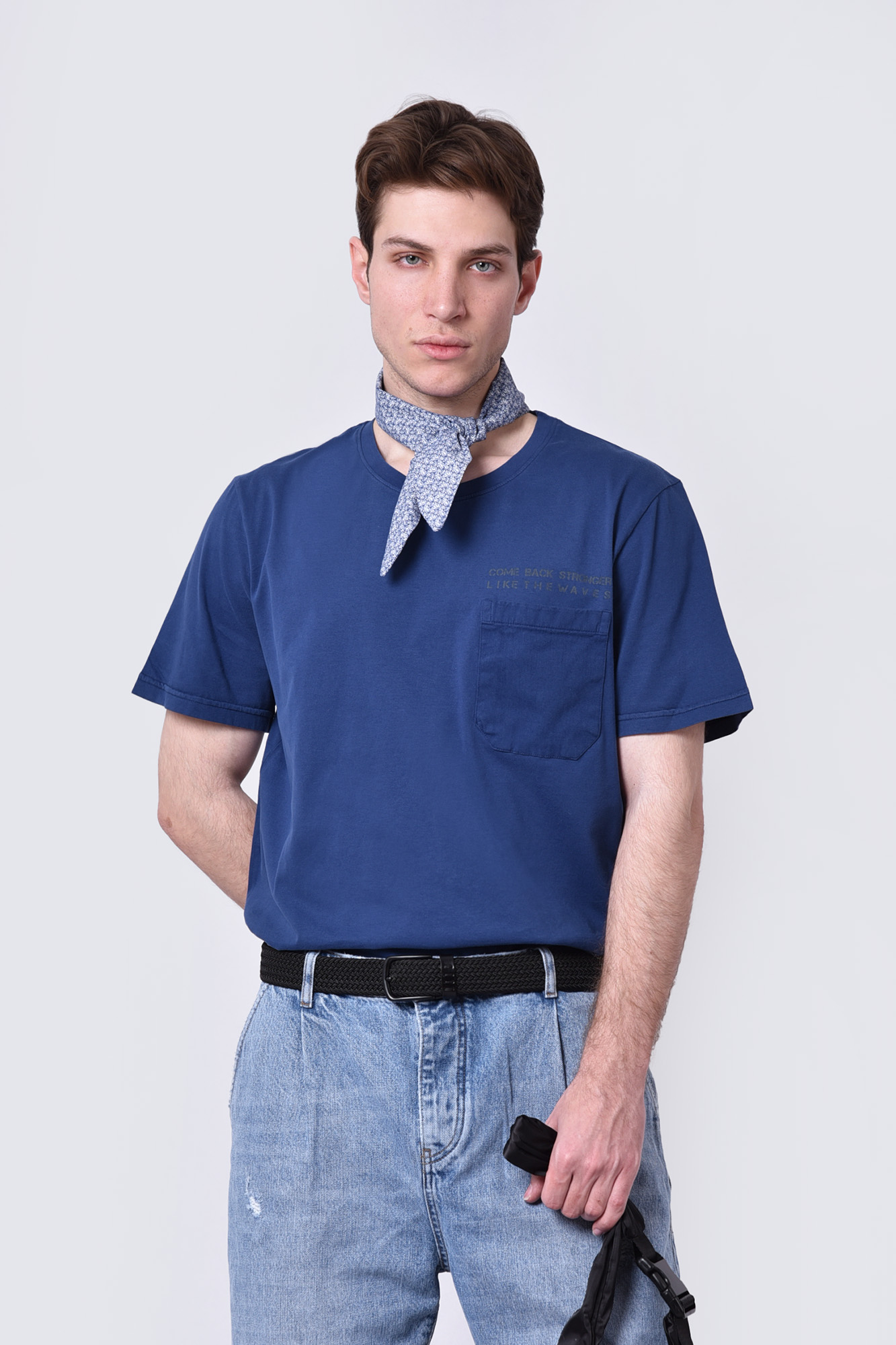 تیشرت آستین کوتاه چاپی مردانه