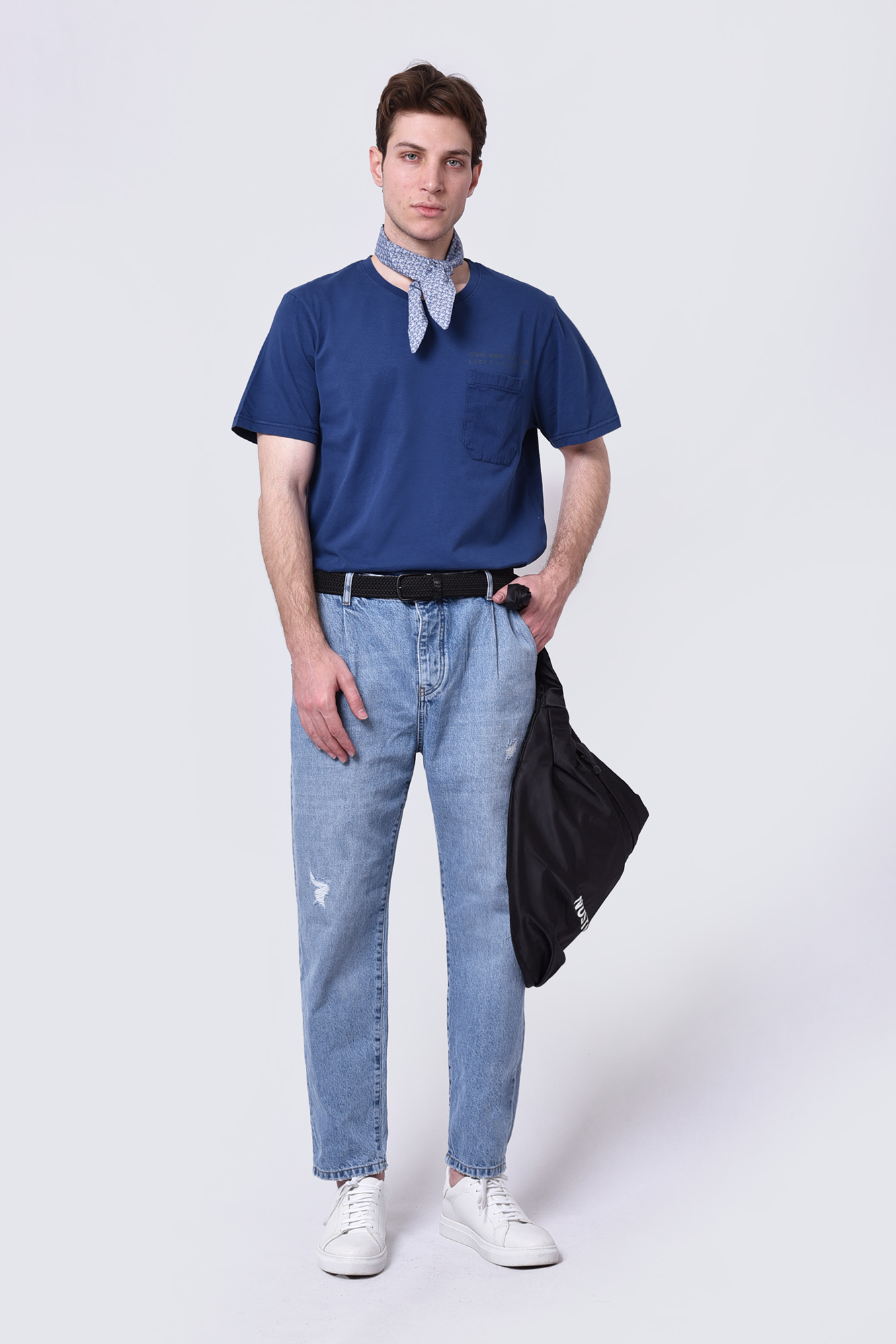 تیشرت آستین کوتاه چاپی مردانه