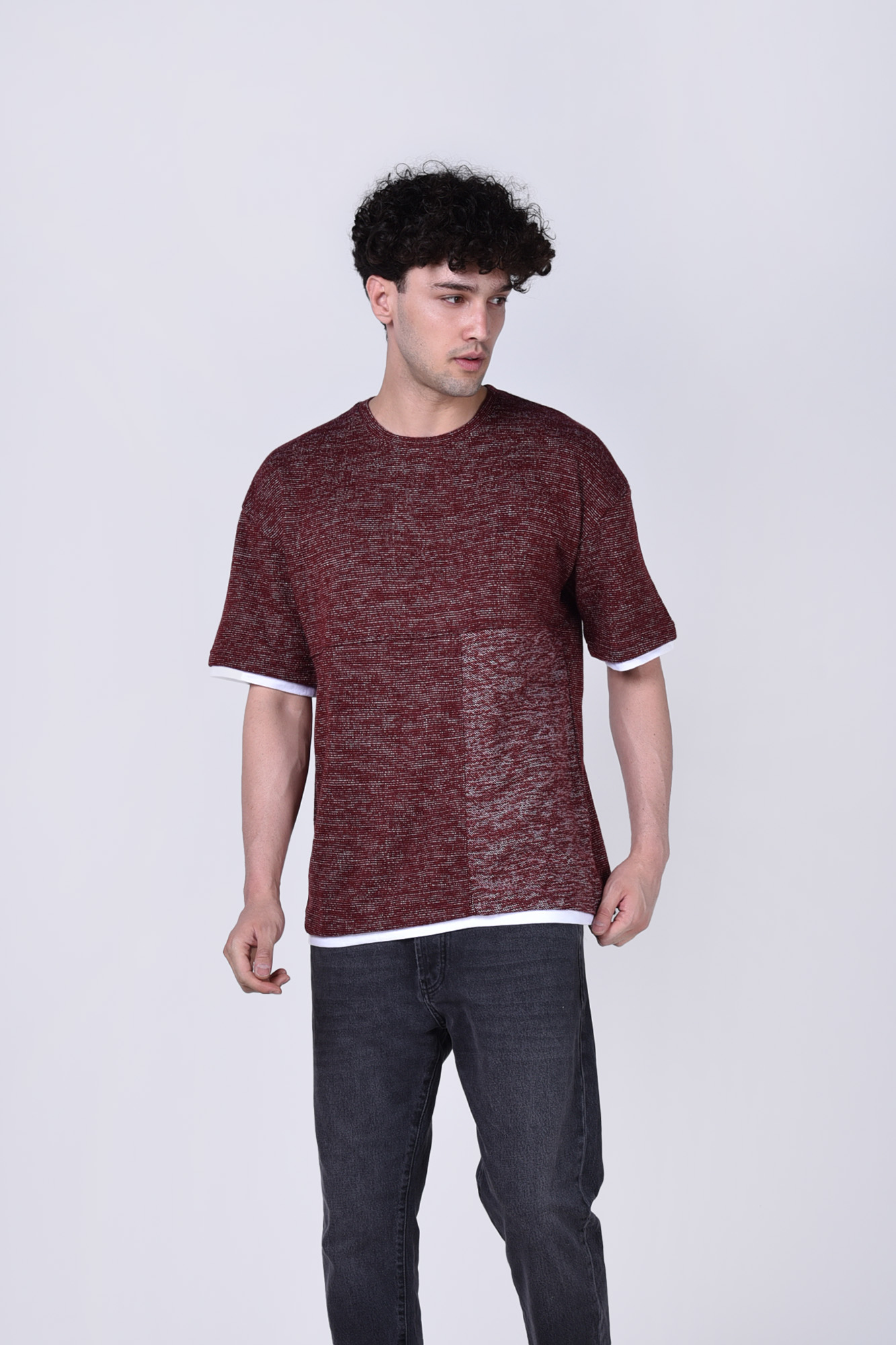 تیشرت آستین کوتاه ساده مردانه