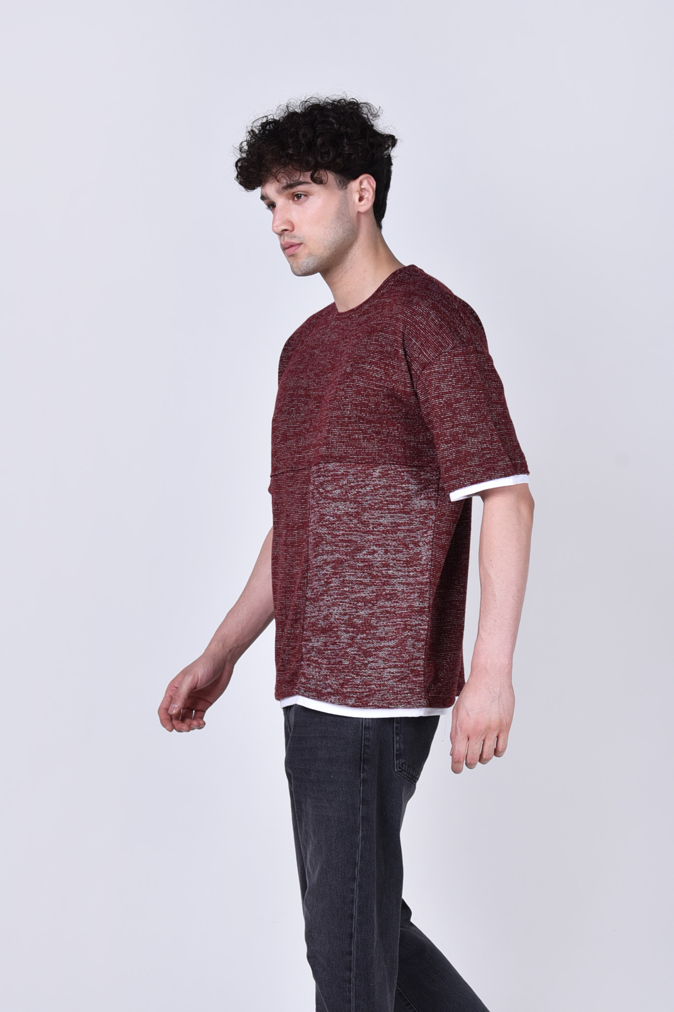 تیشرت آستین کوتاه ساده مردانه