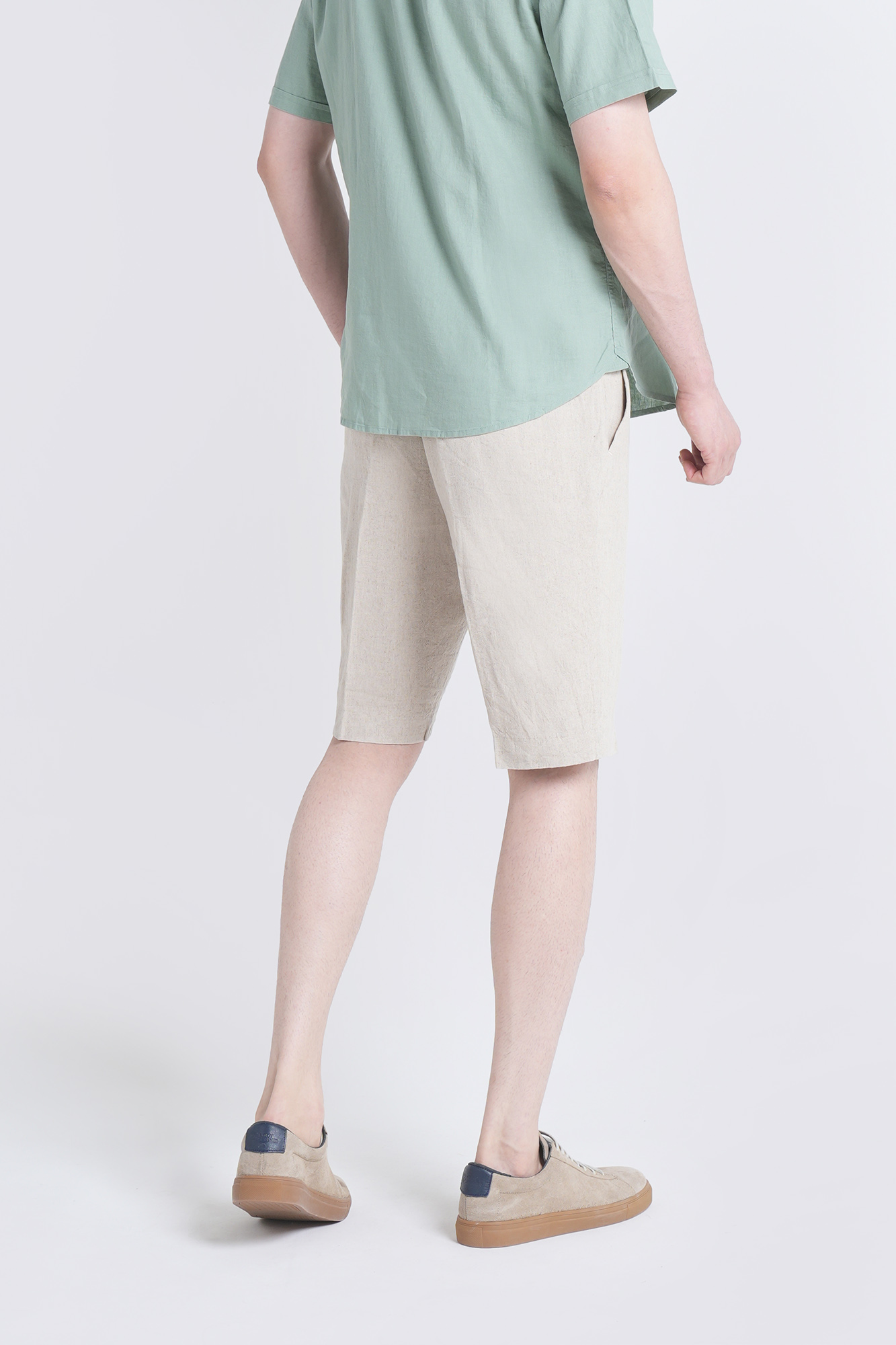 شلوارک لنین ساده مردانه