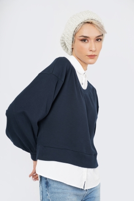 تیشرت آستین بلند ساده زنانه