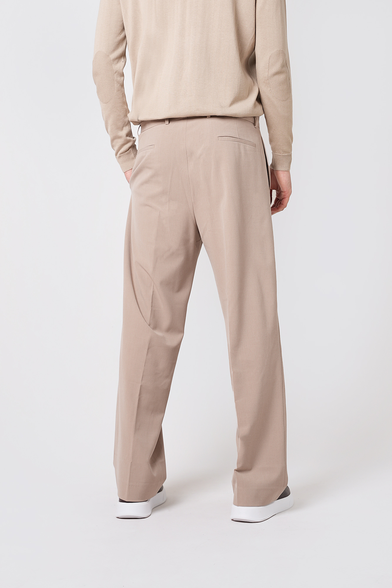 شلوار پارچه ای واید ساده مردانه