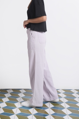 شلوار کتان ساده زنانه