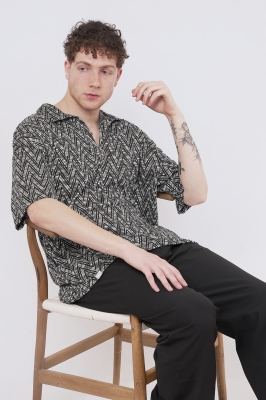 پولوشرت مردانه ژاکارد