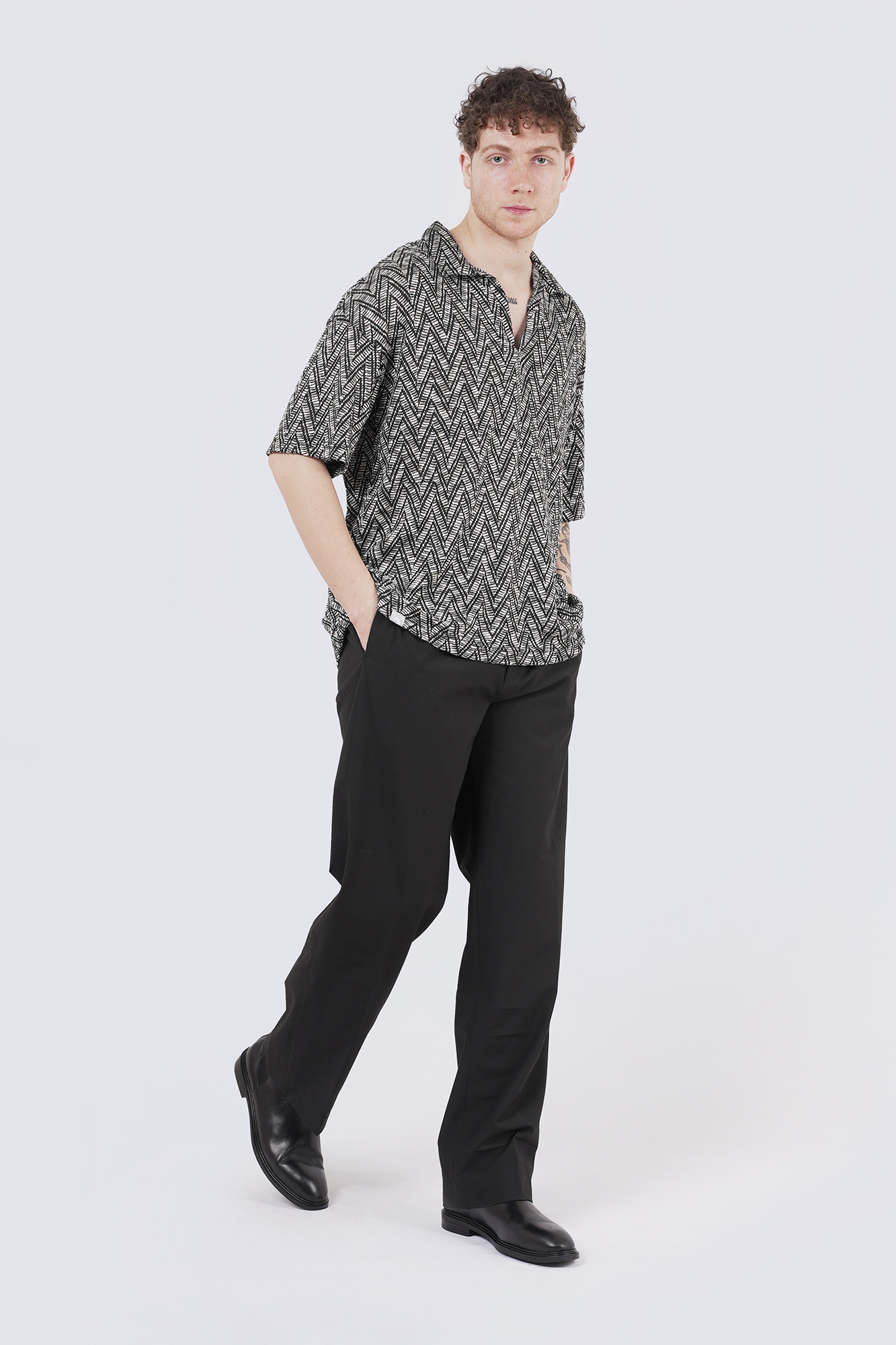 پولوشرت مردانه ژاکارد