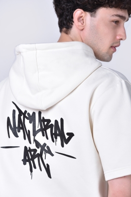 هودی آستین کوتاه چاپی مردانه