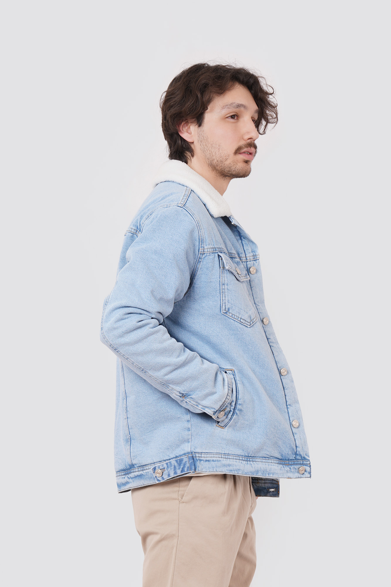 کت جین ساده مردانه