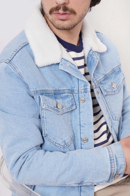 کت جین ساده مردانه