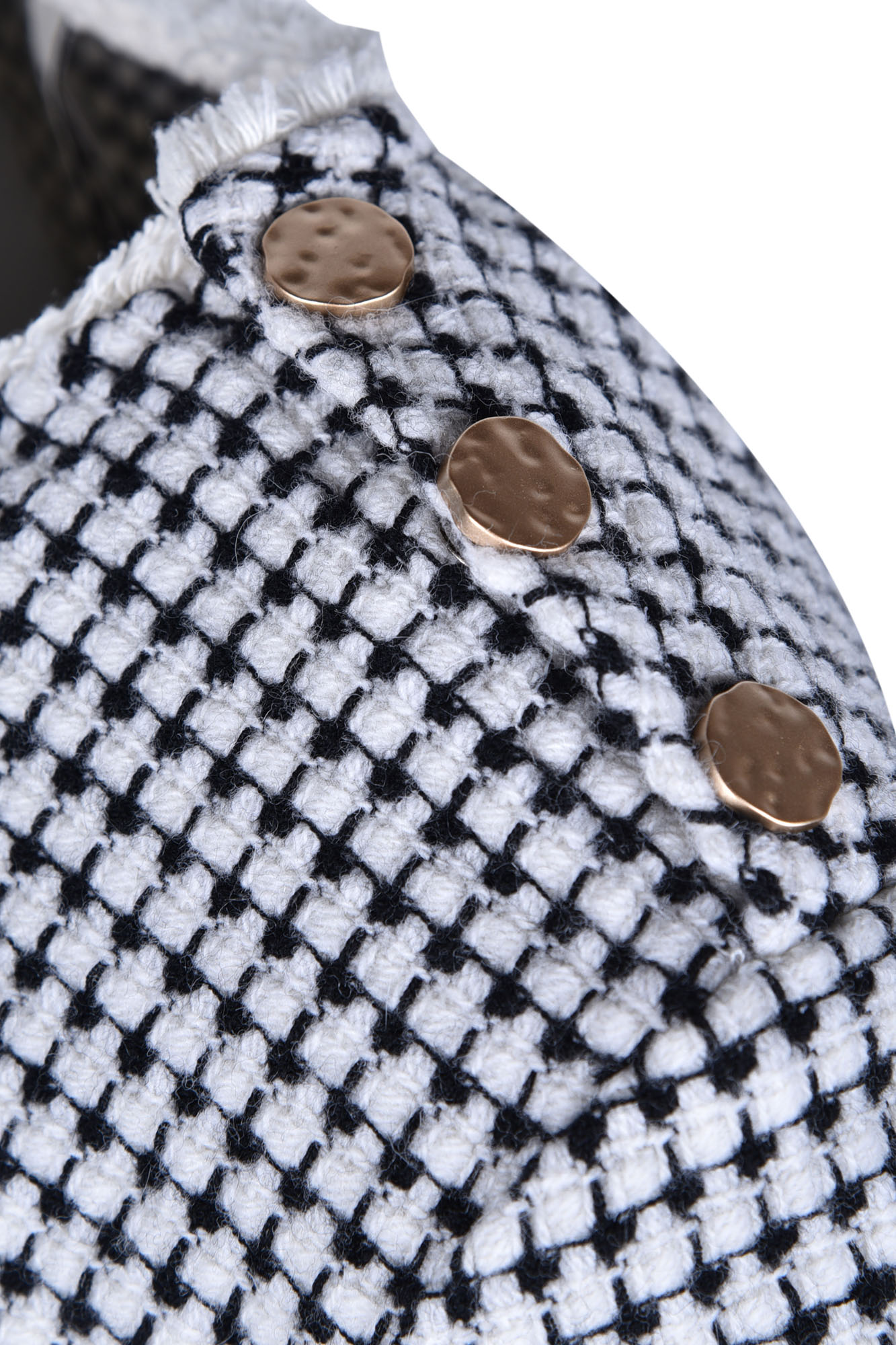 بلوز آستین کوتاه چهارخانه زنانه