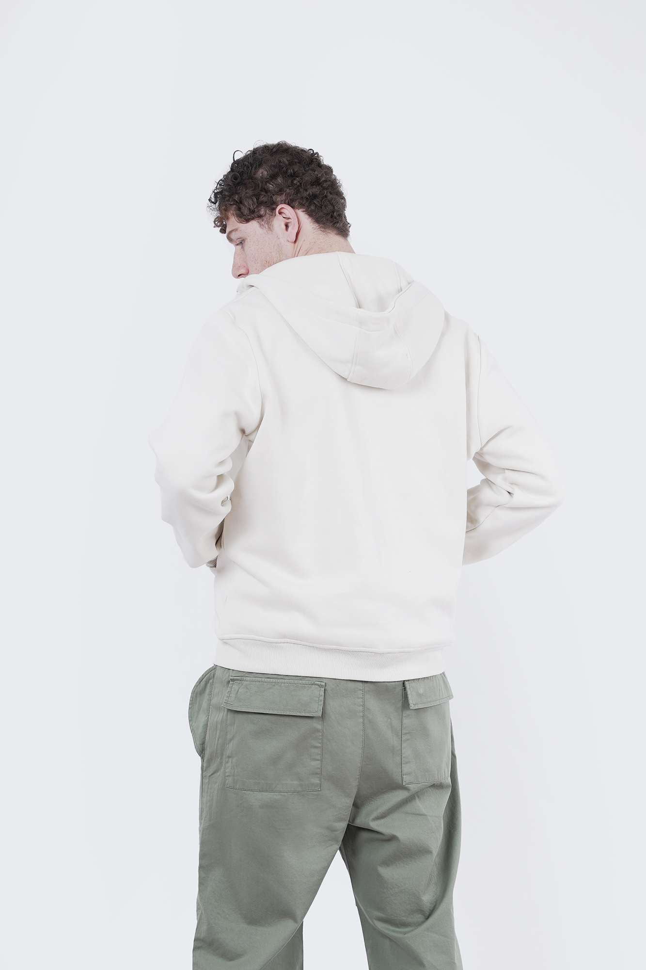 سوئیشرت کلاهدار ساده مردانه