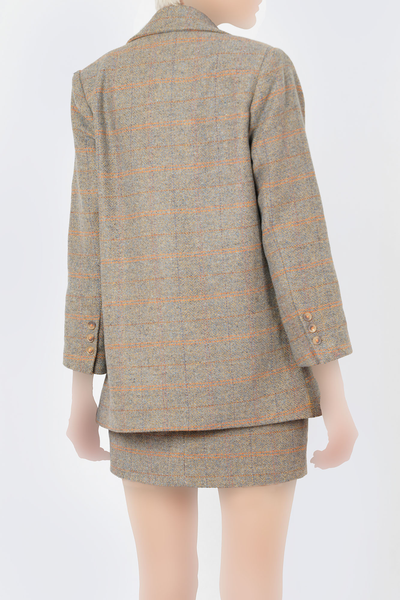 کت پشمی جناغی زنانه