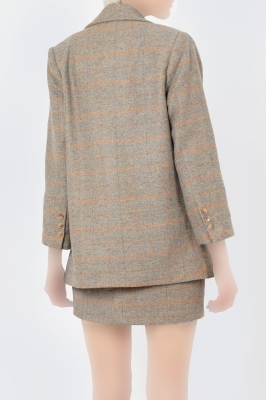 کت پشمی جناغی زنانه