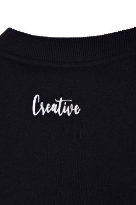 تیشرت آستین بلند چاپی زنانه