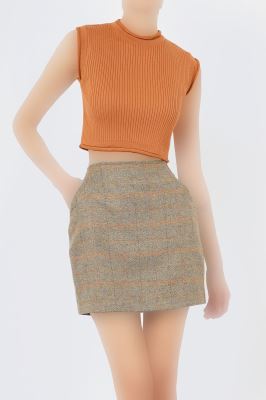 دامن کوتاه پشمی زنانه