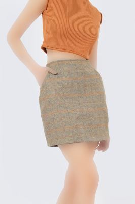 دامن کوتاه پشمی زنانه