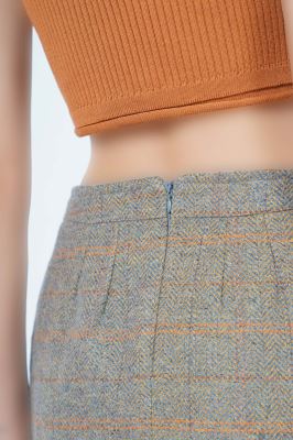 دامن کوتاه پشمی زنانه