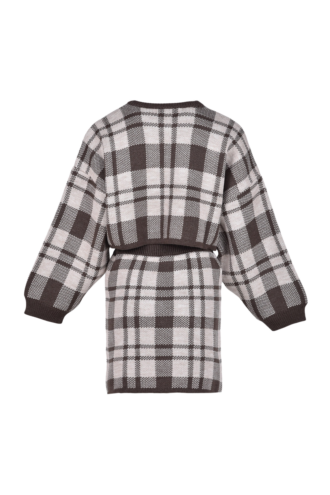 ست تیشرت و دامن بافت زنانه