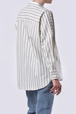 شومیز آستین بلند راه راه زنانه