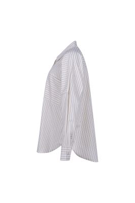 شومیز آستین بلند راه راه زنانه