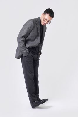 کت پشمی چهارخانه مردانه