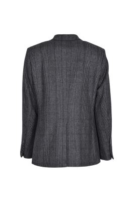 کت پشمی چهارخانه مردانه