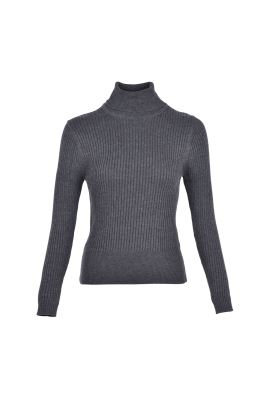 بافت یقه اسکی ساده زنانه