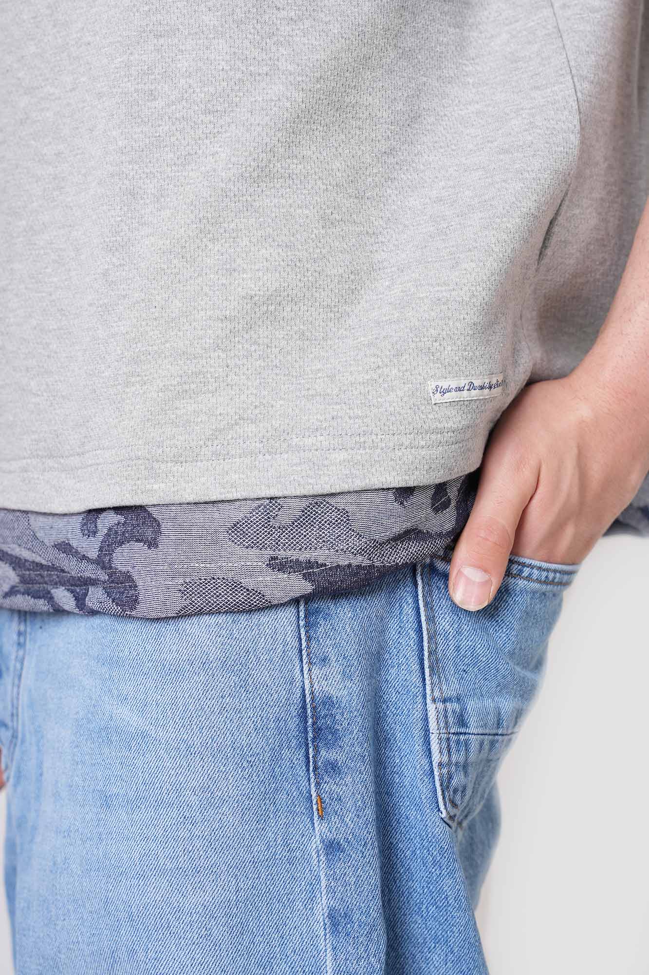 هودی آستین کوتاه طرحدار مردانه