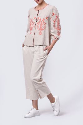 شلوار پارچه ای ساده زنانه