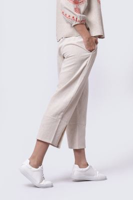 شلوار پارچه ای ساده زنانه