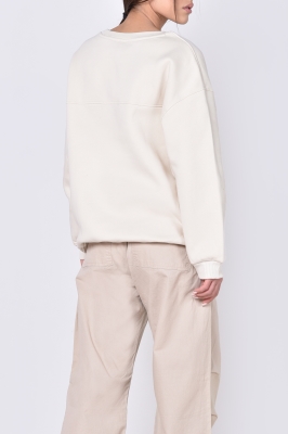 تیشرت آستین بلند چاپی زنانه