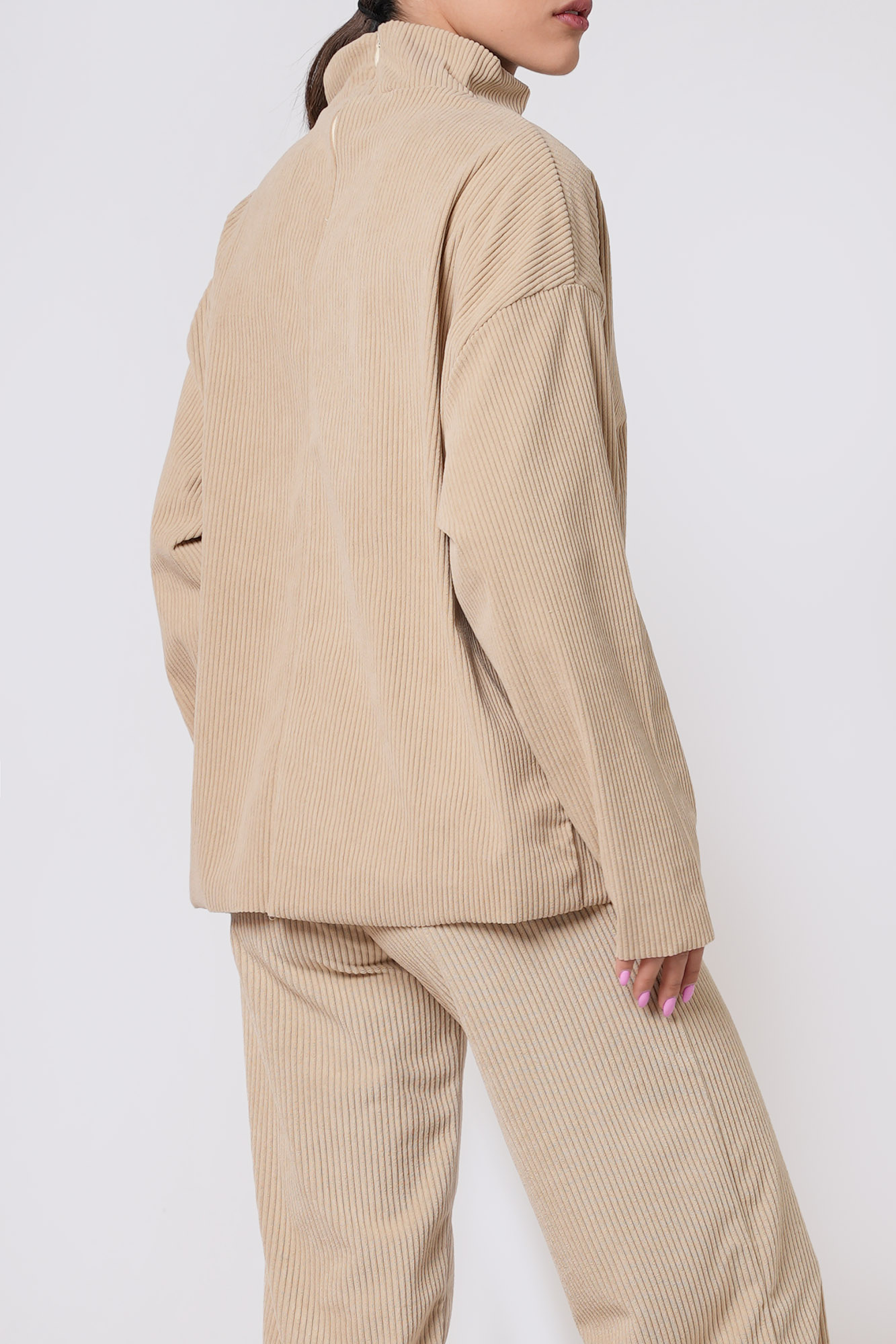 تیشرت آستین بلند کبریتی زنانه